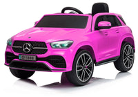 Macchina Elettrica per Bambini 12V con Licenza Mercedes GLE 450 AMG Rosa