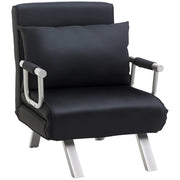 Poltrona Letto Singolo ¨C zephmum ¨C Nero, 65x69x80 cm