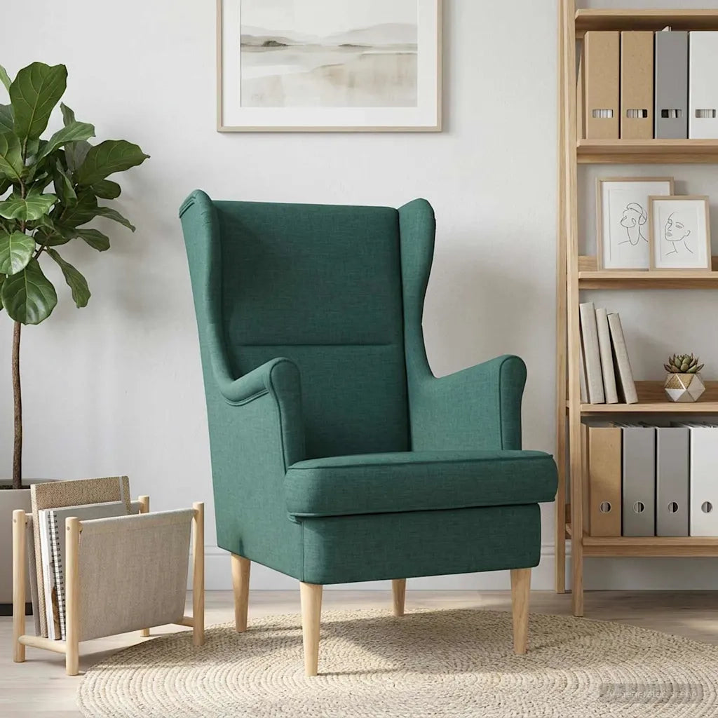 poltrona Verde Scuro Tessuto 42029859
