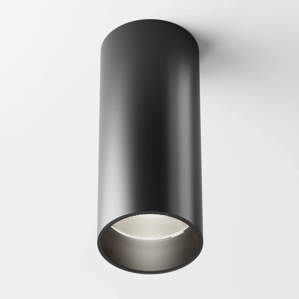 Maytoni Lampada da soffitto moderna FOCUS LED 1 luce LED integrato nero metallo