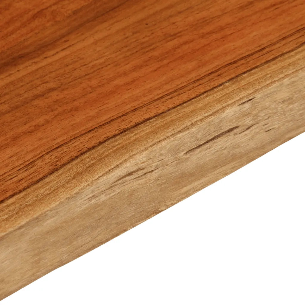 Piano Tavolo | Superficie Tavolo | Piano Scrivania 90x40x3,8 cm Rettangolare Legno Acacia Bordi Vivi