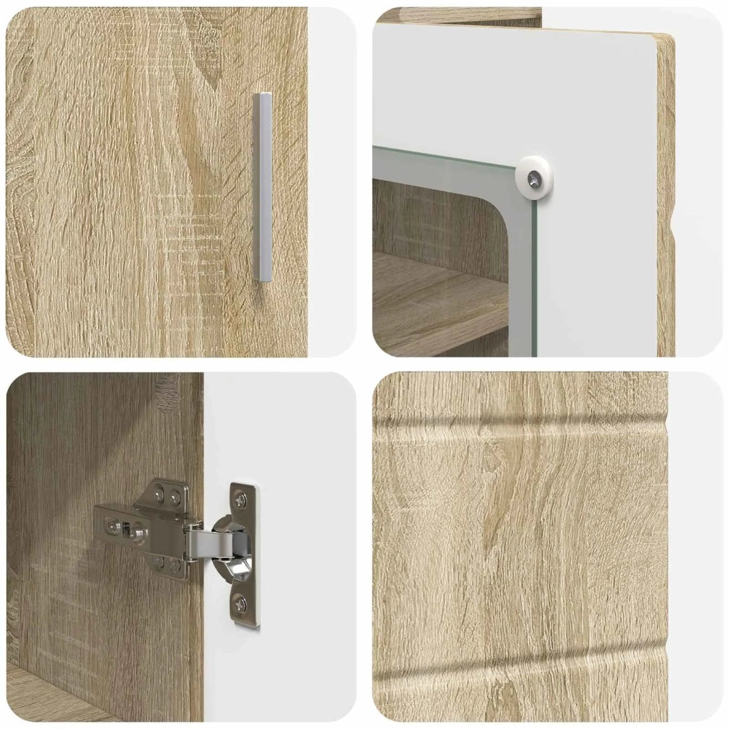 Armadio in Legno Rovere Sonoma 88,5 x 30,5 x 73 cm CFW6572975