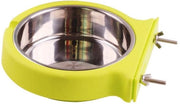 Hangend Recipiente per Cibo, Vasca da Mangime Rimovibile per Gabbie, Vasca da Mangime in Acciaio Inossidabile per Piccoli Animali di Compagnia come Gatti, Cani, Conigli e Egidi