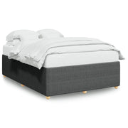 Letto matrimoniale | Letto per adulti | Giroletto senza Materasso Grigio Scuro 140x200 cm Tessuto