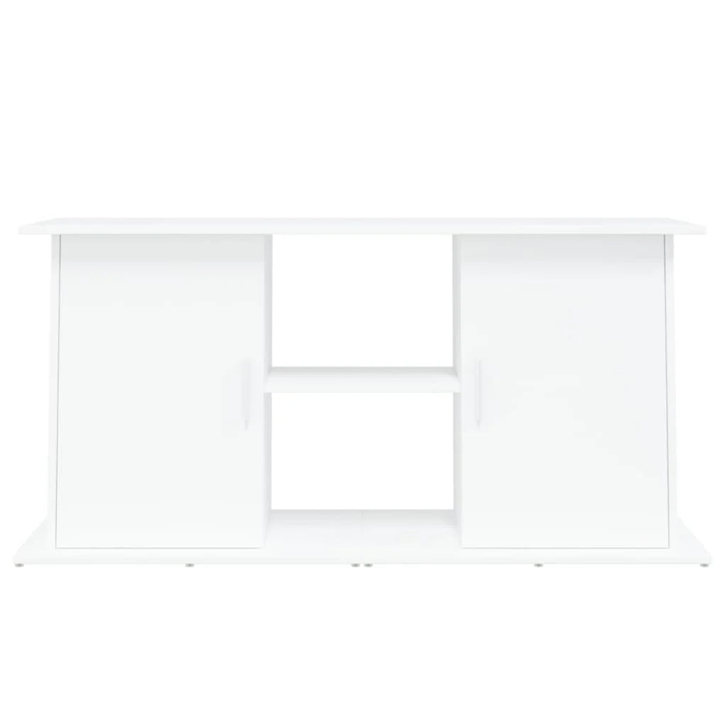 Base per mobiletto per acquario 121 x 41 x 58 cm legno ingegnerizzato bianco 02_0045051