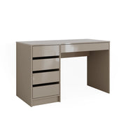 Vicco Tavolo da toeletta Grigio lucido 120 cm Senza specchio