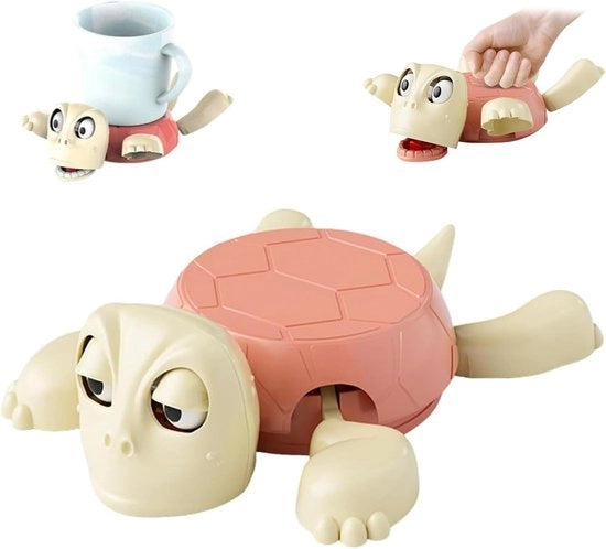 Scheda di supporto per tortuga, sottoscrizione divertente, tortuga 3D stampata, tortuga sottoscrizione con emoji di sorpresa per compleanni e feste, per casa e per ufficio, senza corda.