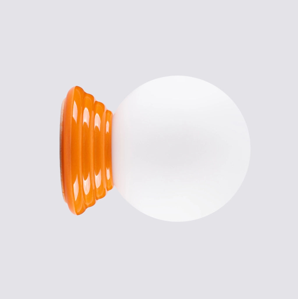 Applique bagno ALBANO Pure Lume vetro latte arancio G9