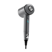 Asciugacapelli ionico 1800W con motore BLDC, diffusore e concentratore magnetico, 5 temperature e display LED - Sogo