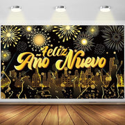 Pannello decorativo per parete in poliestere giallo e nero per decorazione interiore