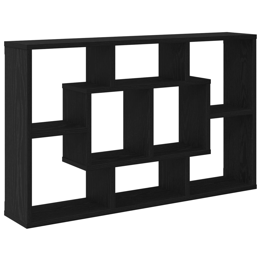 Mensola  - Rovere Nero, 85 x 16 x 52.5 cm, Realizzata in Legno Ingegnerizzato