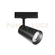 FARO BINARIO LED KONE NERO IN ALLUMINIO 42W 4230LM 4000K 24,5X15X10 CM.