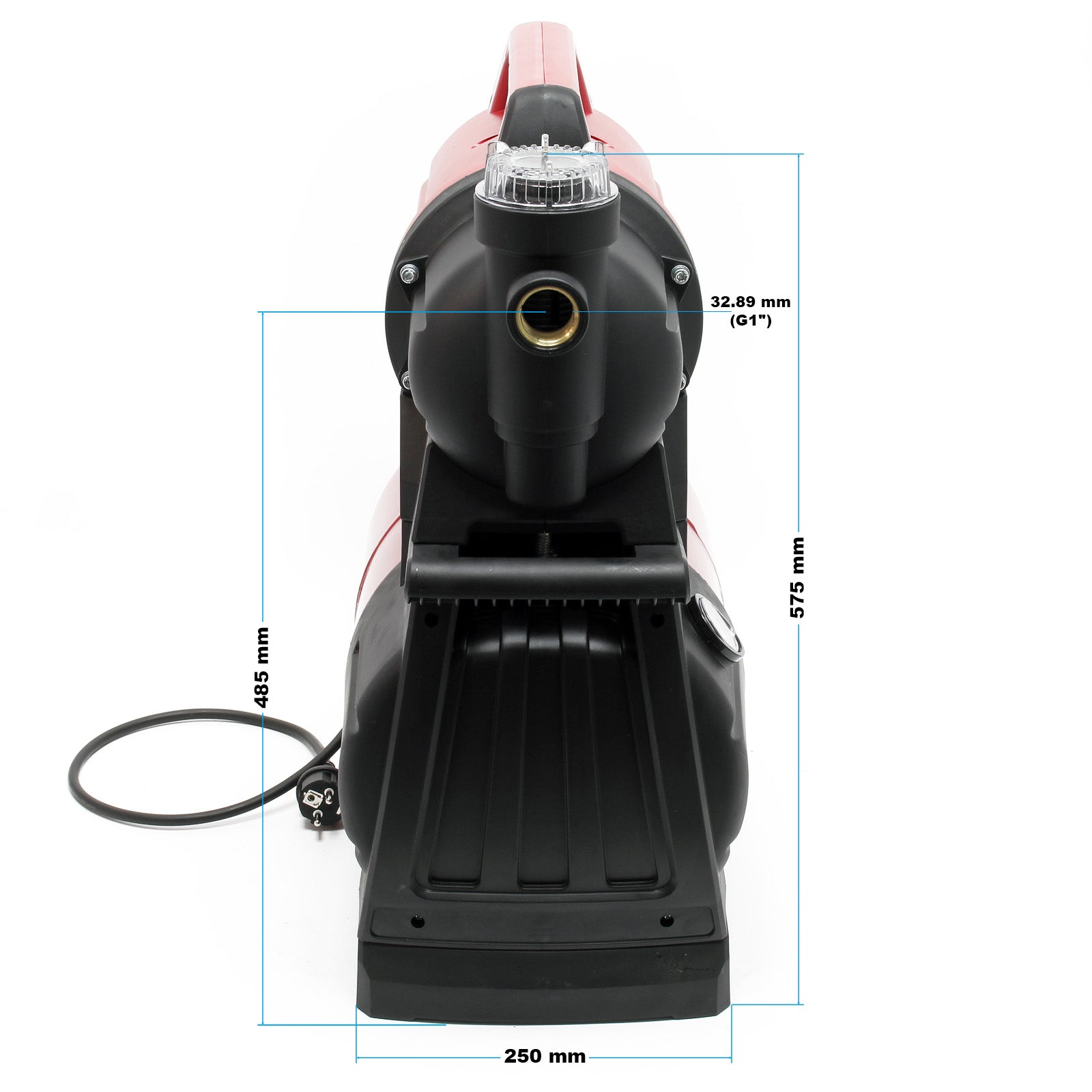 Pompa autoclave uso domestico 19 l con pressostato 1300w 4500l/h Elettropompa da giardino