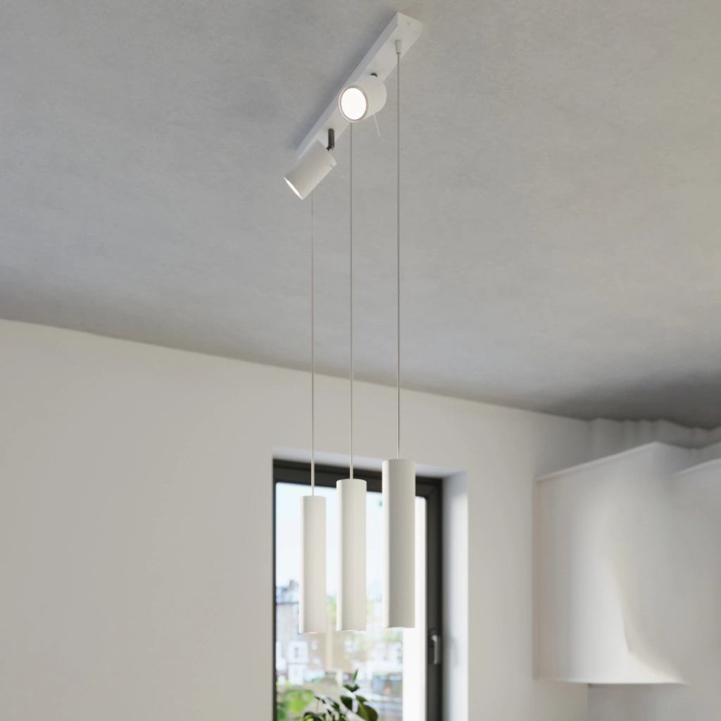 Lampada a sospensione RING 3 bianco