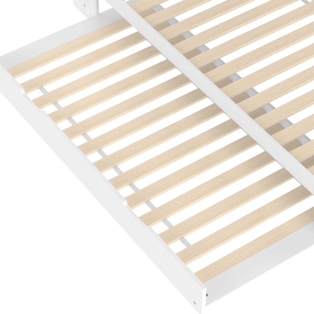 Daybed 90x200 cm con testiera contenitore e letto estraibile