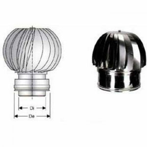 Inox doppia parete aisi 316 capp ello eolico d.250 300 b08x9w5dvs