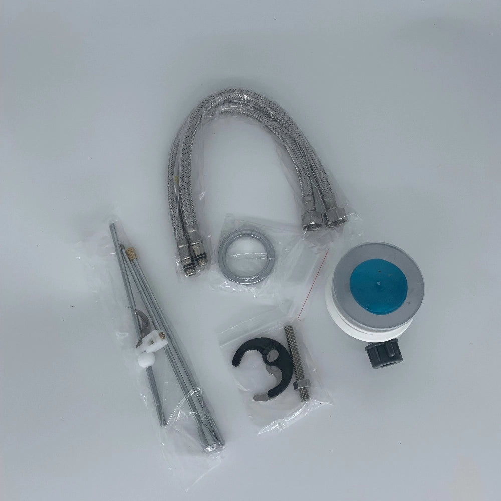 Miscelatore bidet cromato bagno rubinetto cartuccia piletta flessibile serie sei