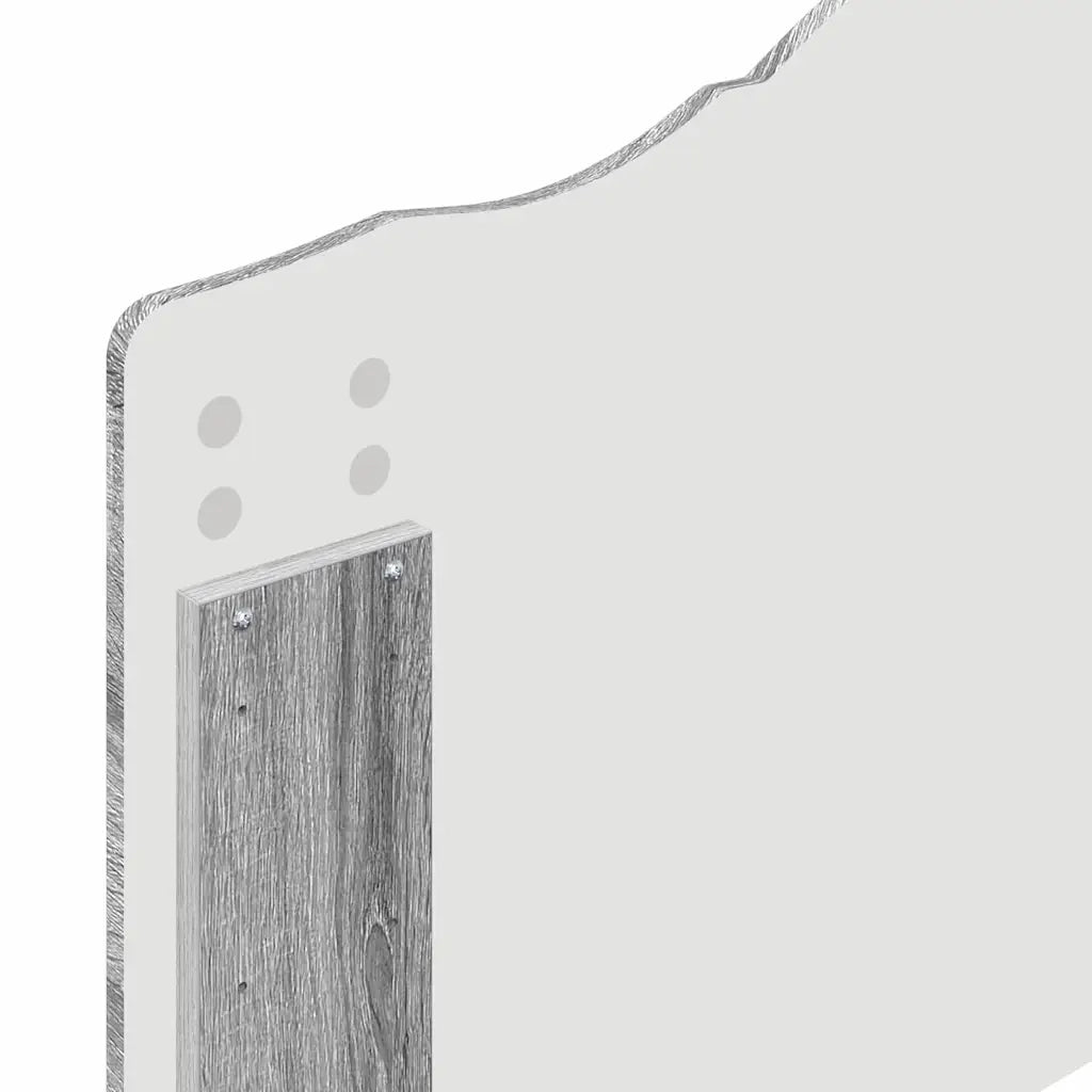 Testiera-Testata-Testiera Decorativa Grigio Sonoma 75 cm Legno multistrato 526199