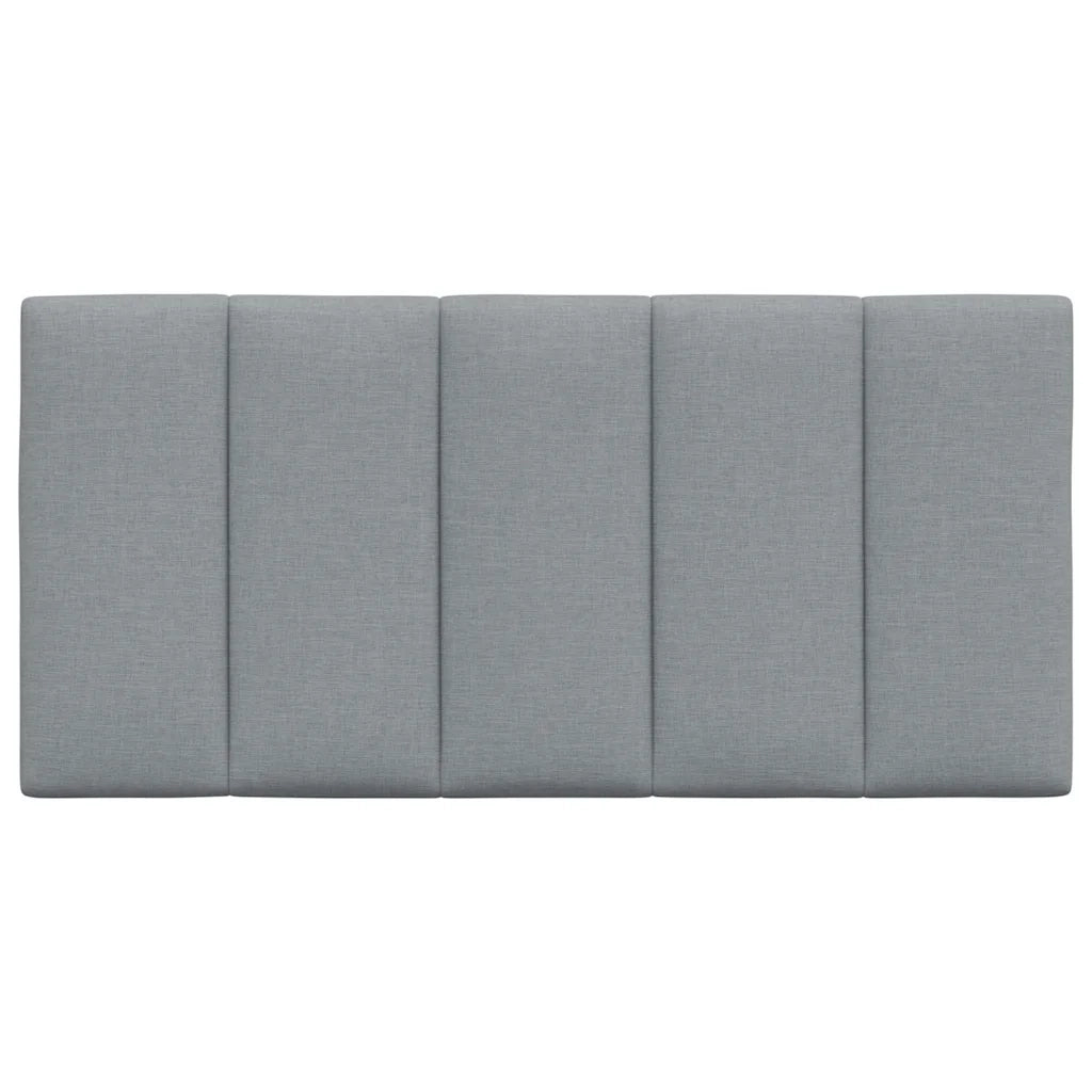 Cuscino Testiera Hanko Grigio Chiaro 100 cm in Tessuto 4019149