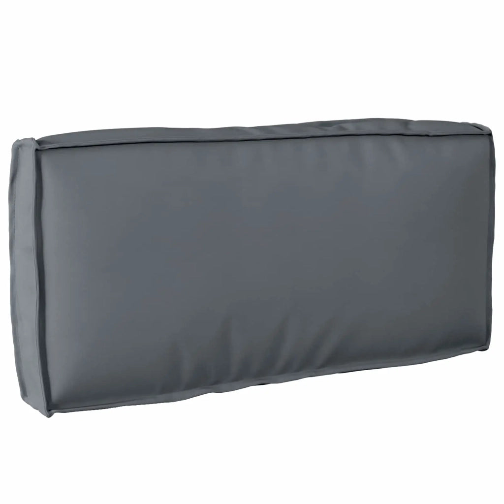 Cuscino per sedie | Cuscino Antracite 80 x 40 x 12 cm Tessuto Oxford