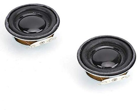 Altoparlante 4 cm per mini amplificatore, scocca metallica 4Ω altoparlante stereo audio con magnete interno a forma di cerchio