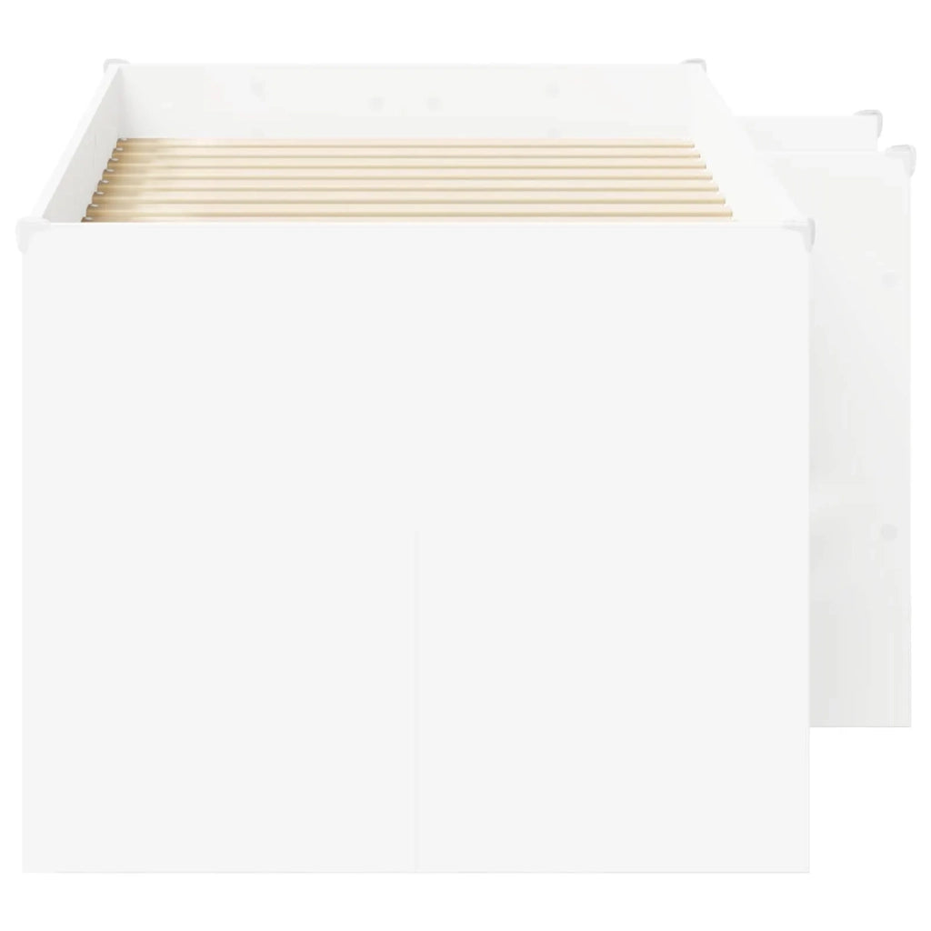 Letto Alto per Bambini 2 pcs Bianco 163 x 101,1 x 68,5 cm 3422571