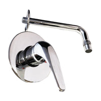 Rubinetto miscelatore per lavabo a parete con maniglia classica