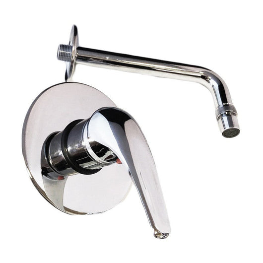 Rubinetto miscelatore per lavabo a parete con maniglia classica