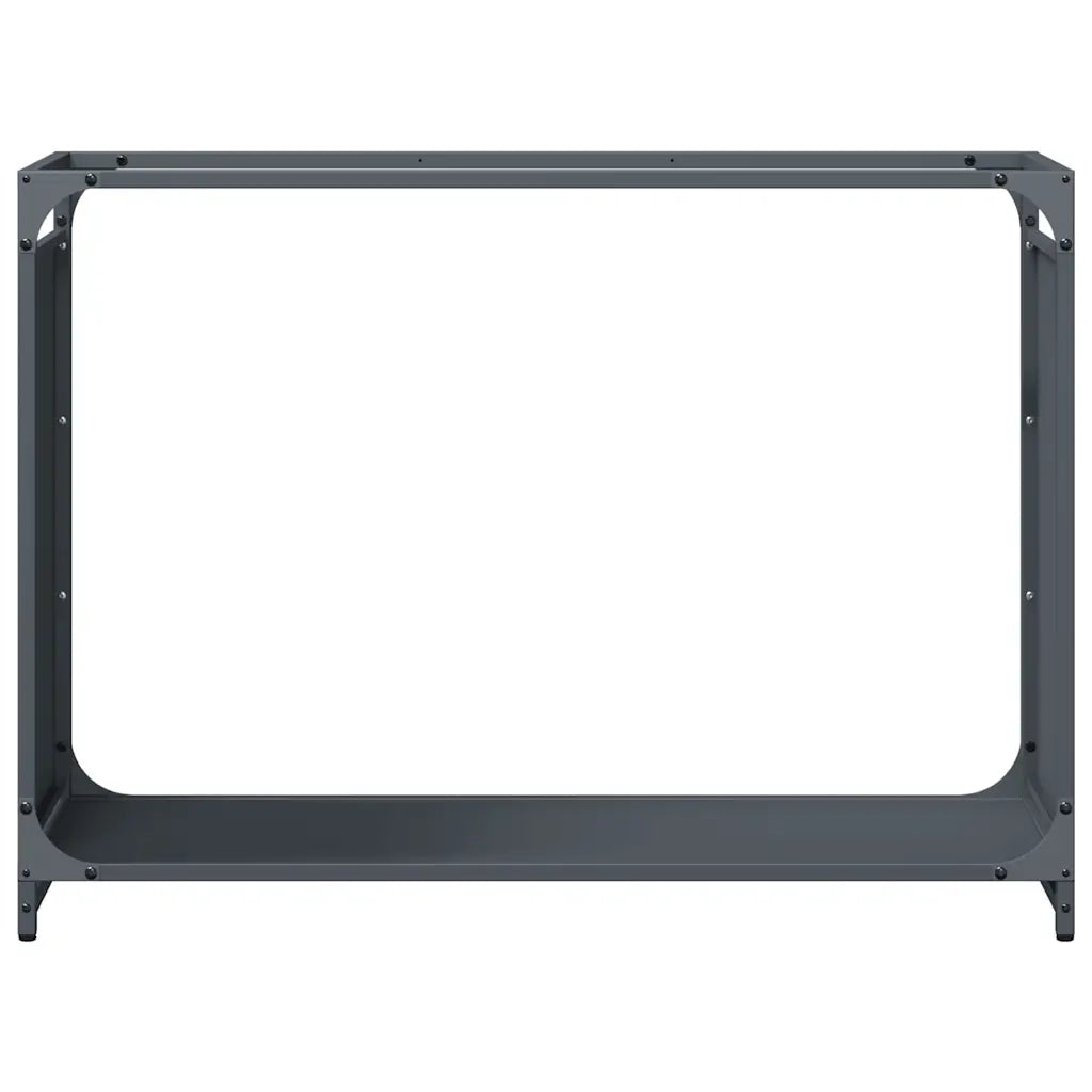 Rastrelliera per Legna da Ardere Antracite 90x28x65 cm CFW2077561