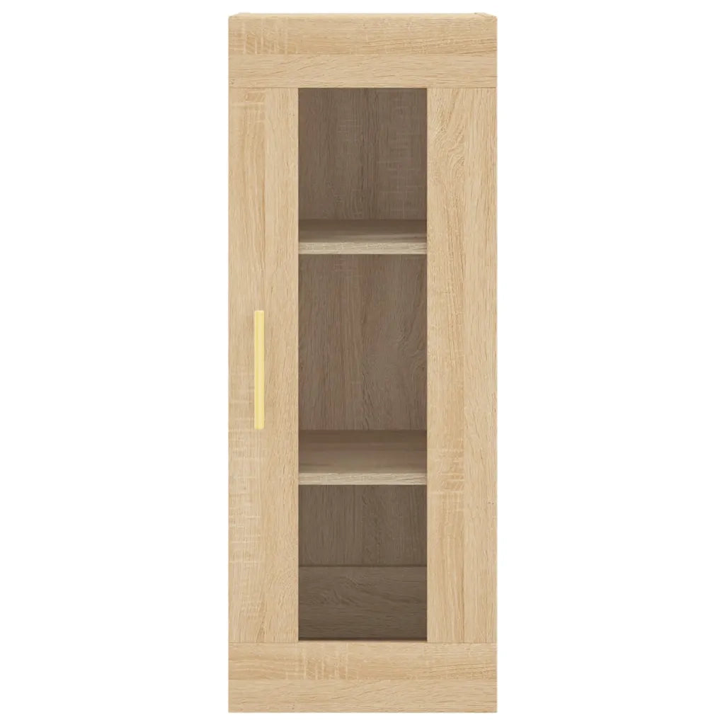 vidaXL Mobile a Parete Rovere Sonoma 34,5x34x90 cm