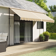 Tessuto di Ricambio per Tenda Strisce Multicolore 4x3 m 367736