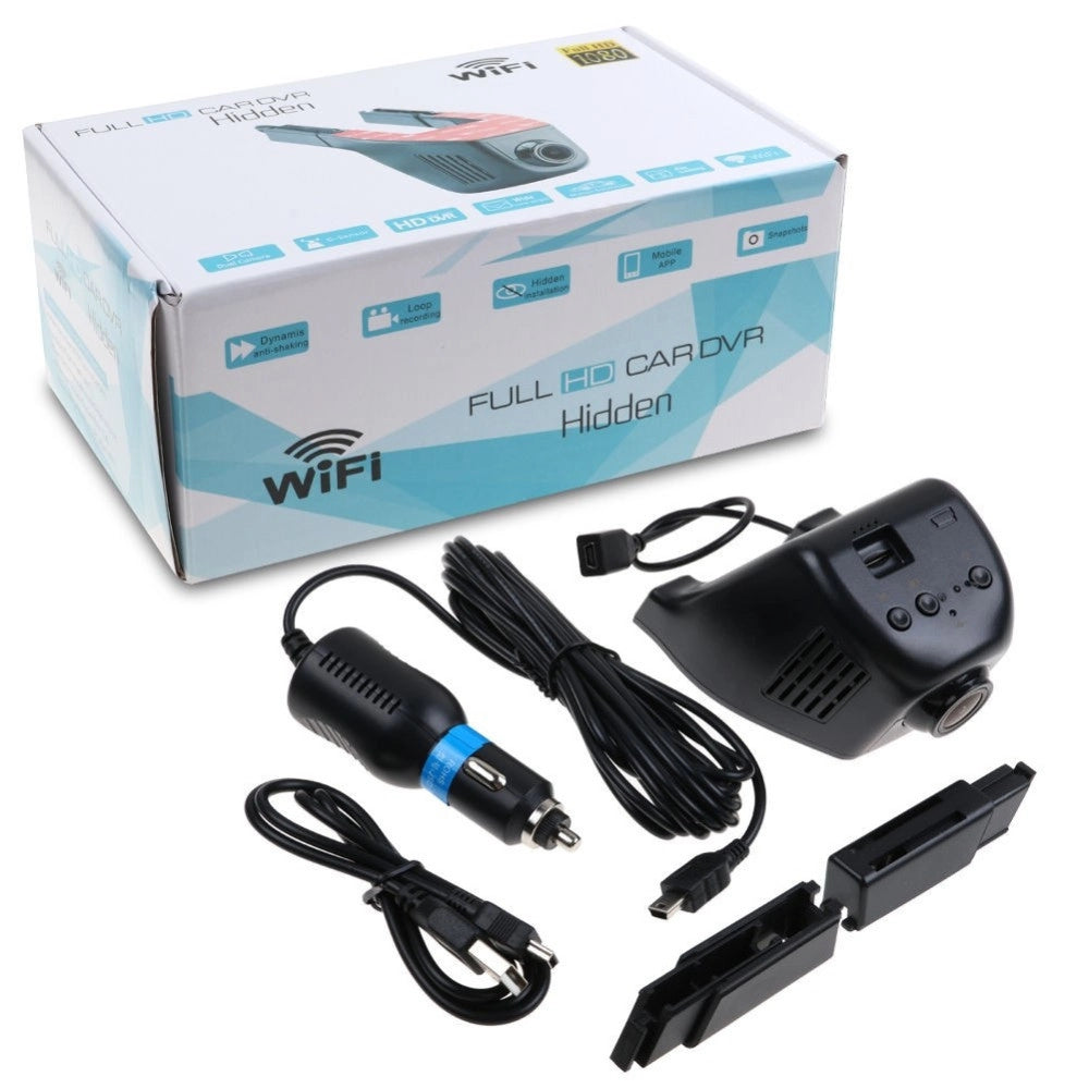 Trade Shop - Auto Car Dvr Telecamera Wifi 1080p Videoregistratore Notturna G-sensor Full-hd -