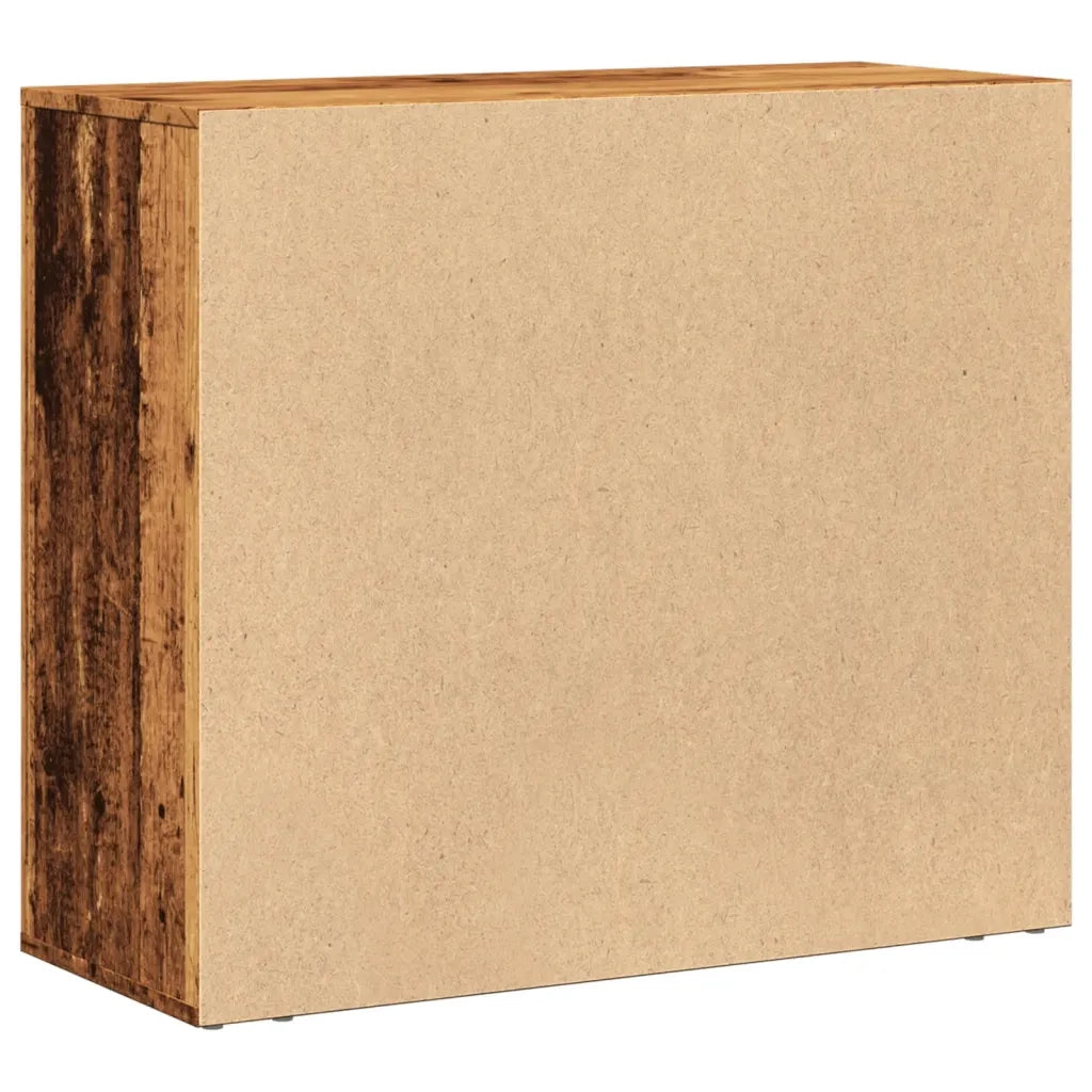 Credenza-Buffet-Armadio da cucina Legno Vecchio 80x33x70 cm in Truciolato 280700