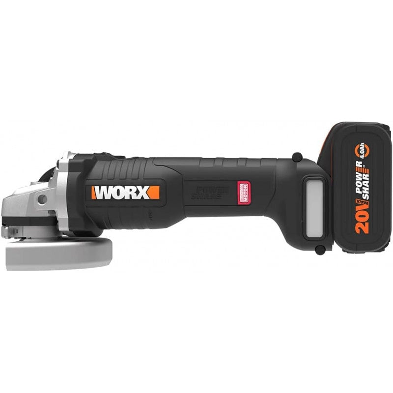 Smerigliatrice angolare WX812 20 Volt 125 millimetri Brushless per taglio e smerigliatura metalli - Worx