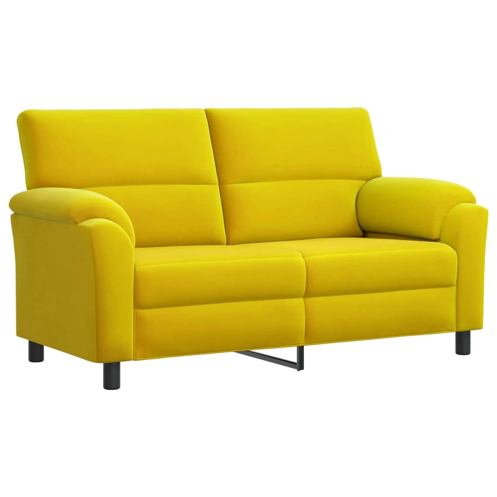 Set di divani 3 pcs Giallo Velluto 3430483