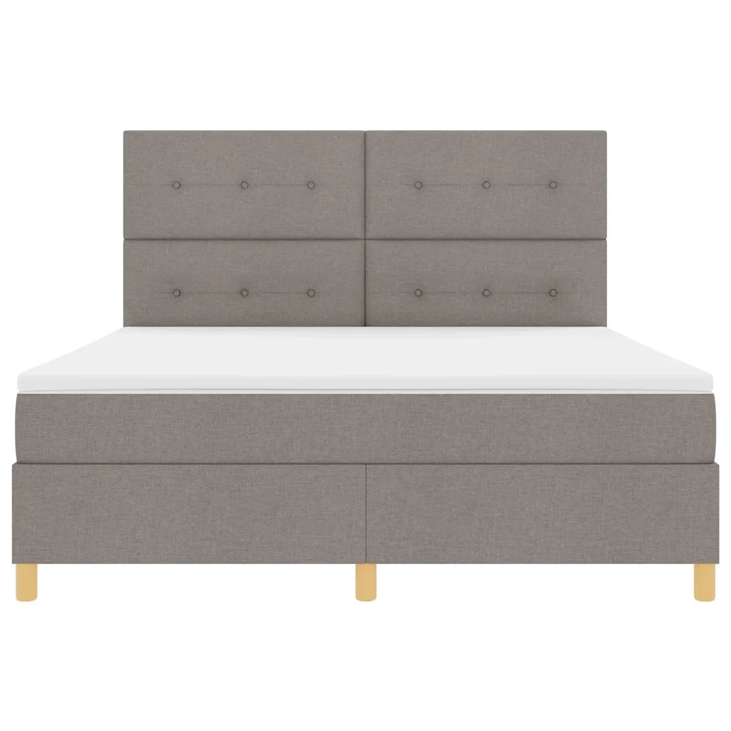 Letto a Sorgente LED con materasso Talpa 180 x 200 cm Tessuto 3343121