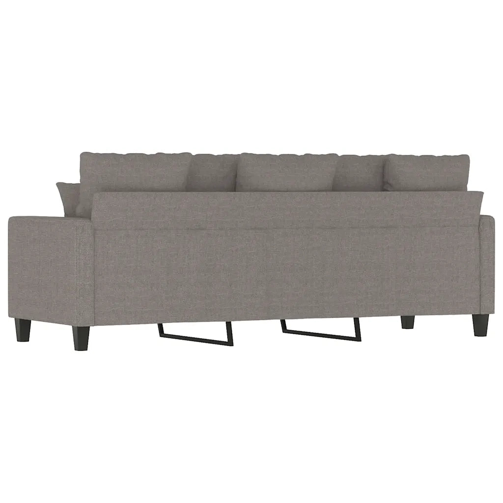 Divano a 3 Posti-Sofa 3 Posti Tortora 180 cm in Tessuto 252992