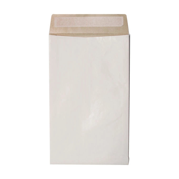 Blasetti sacchetti antistrappo Secursac, formato A4, 25x35x4 cm, 130 gr, chiusura strip, bianchi, conf. 100 pezzi
