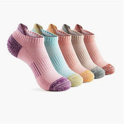 5 paia di calze per corsa - calze sportive - calze in cotone per la respirazione - calze per allenamento - calze sportive basshe - calze per la traspirazione - calze antiscivolo e resistenti allo sfregamento - unisex - L (40-44)
