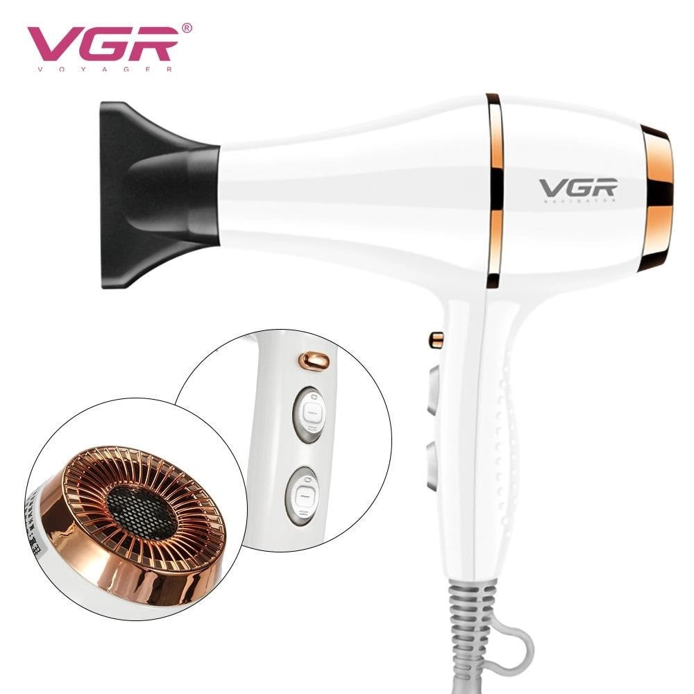 Trade Shop - Asciugacapelli Phon Professionale Ionico 2200 W Parrucchiere Barbiere Vgr V-414 -