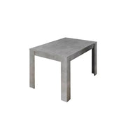Tavolo allungabile Collezione URBAN colore cemento, dimensioni 137x90cm