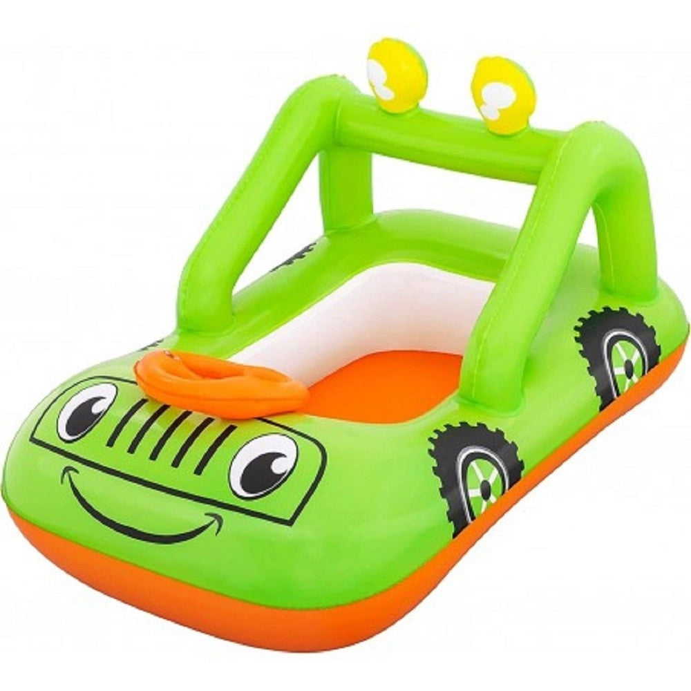 Trade Shop - Canottino Gonfiabile Jeep 92x61 Cm / Aereo 109x97 Cm Gommone Per Bambini 34169 -