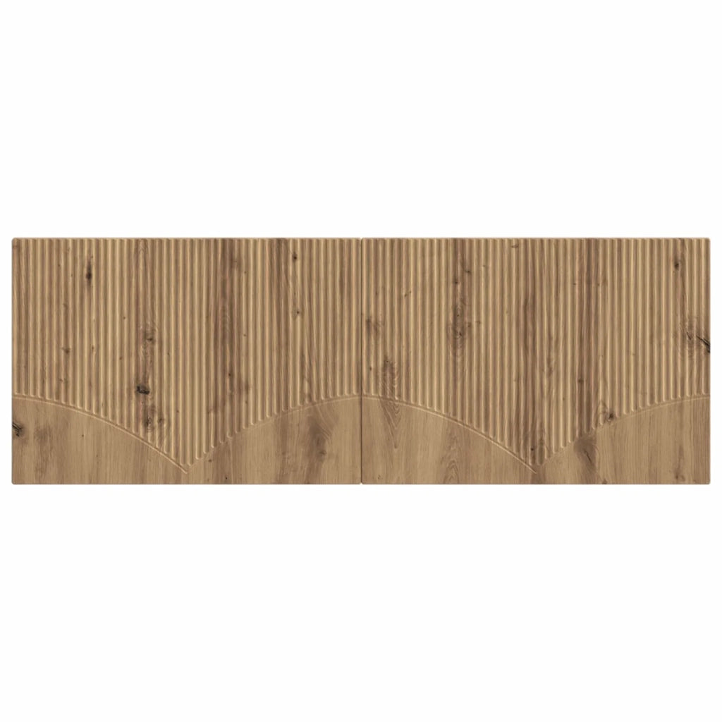 Testiera da Muro HOORN Rovere Artigianale Legno ingegnerizzato 897404