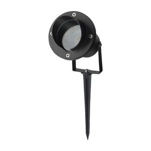 Garden Spike Alluminium GU10 adatto Black Body IP65