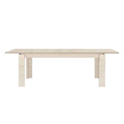 Tavolo Imab Manhattan in rovere sbiancato con 1 allunga 160x90x76.5 H cm.
