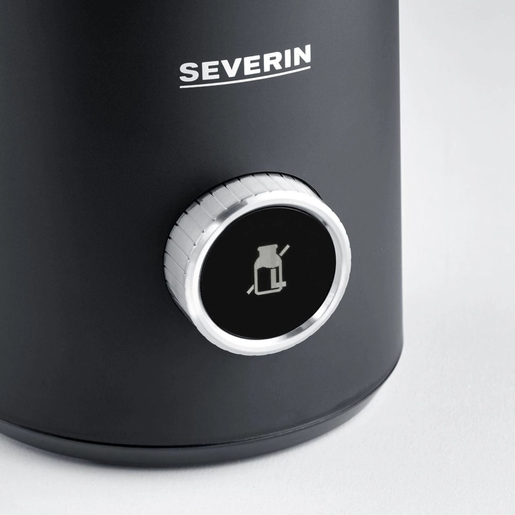 Severin Spuma 700 Plus Automatico Nero, Acciaio inossidabile