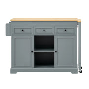 Mobile contenitore con 3 cassetti e ripiani regolabili; per cucina; grigio; 112×45×92 cm