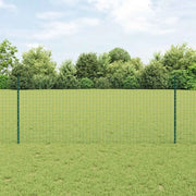 Palo della recinzione 22 pcs Verde 140 cm Acciaio 3335918