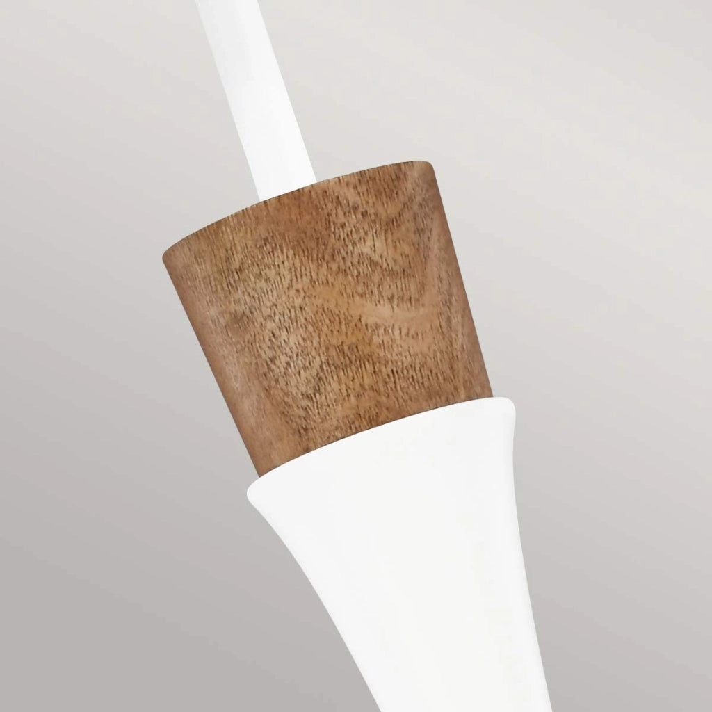 Lampada a sospensione Feiss Darwin bianco opaco E27