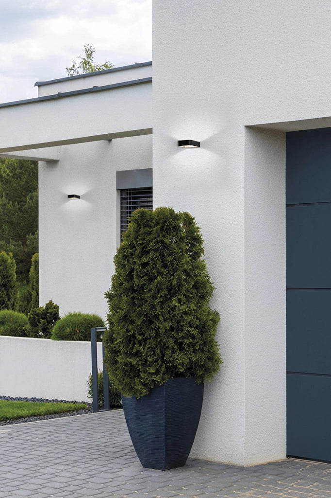 PITT Bollard LED 7W per Giardino, Lampione da terra in Alluminio IP65, 3000K Antracite - Rossini Illuminazione